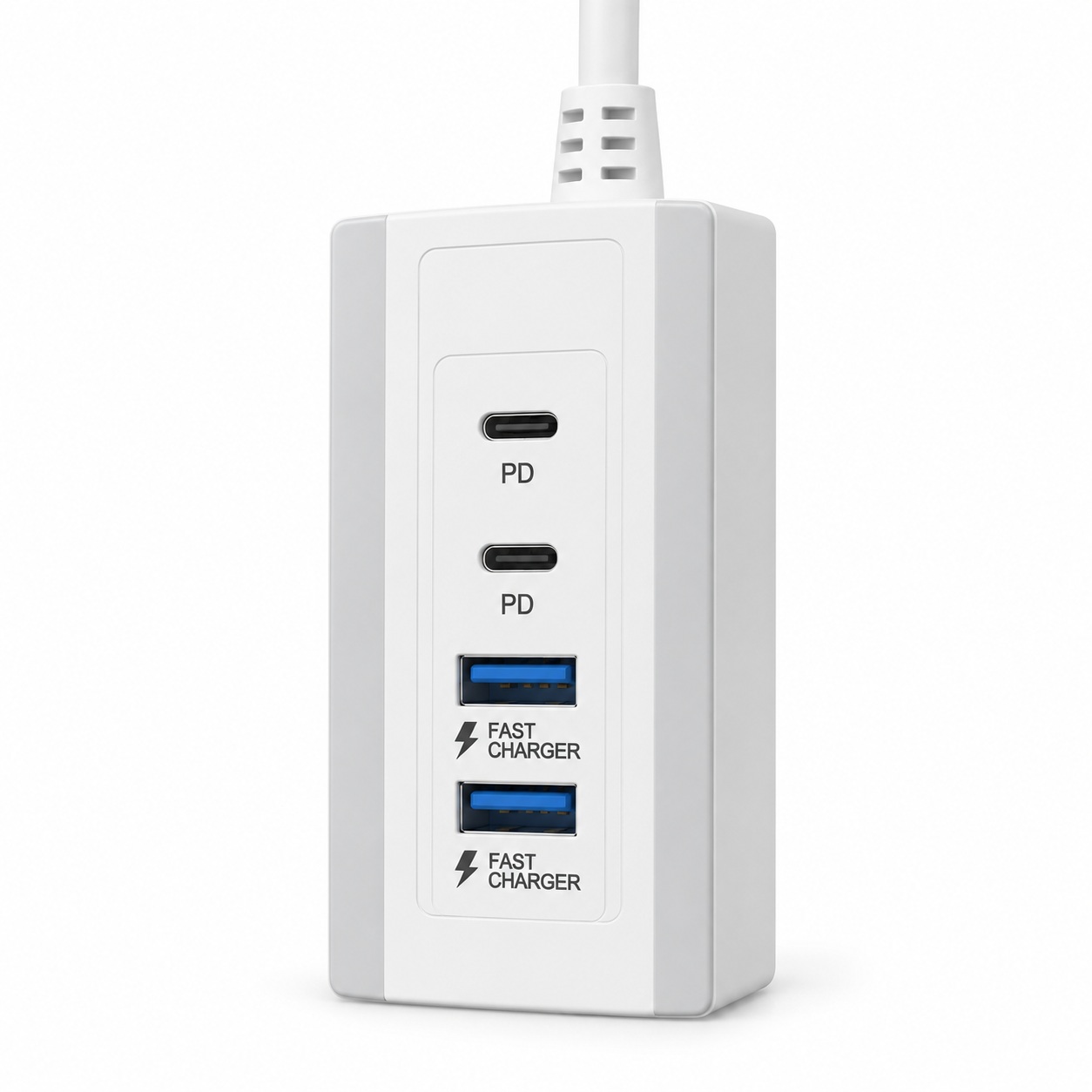 Power Socket 25W me 2x USB-C PD dhe 2x USB-A – foto 1